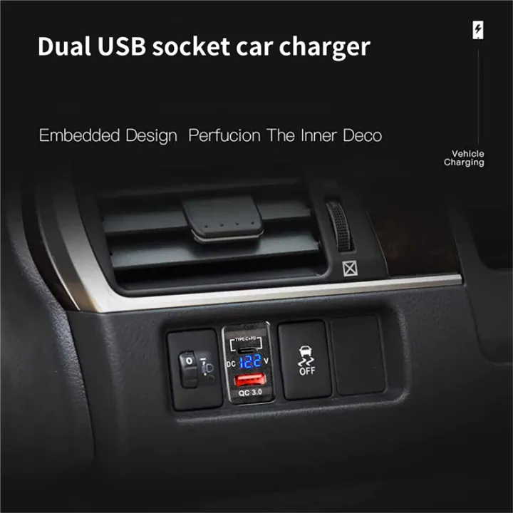 12V-24V%20USB%20Outlet%20Dual%20Quick%20Charge%203.0%20&%20PD%20USB%20C%20Port%20Charger%20Socket%20Power%20Adapter%20for%20Car%20Boat%20Marine%20Truck-A%20-%20Image%207