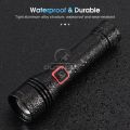 Outtobe Flashlight Multifunctional P50 Mini Torch Light White Laser Flashlight Super Bright Flashlight Waterproof Outdoor Torchlight Zoomable LED Flashlight Penlight.