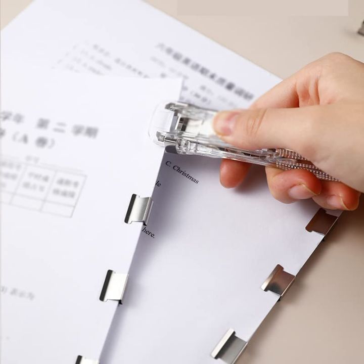 Hovaa%20Reusable%20Creative%20Stapler,portable%20Handheld%20Paper%20Clam%20Clip%20Dispenser%20with%2050%20Metal%20Clips,staplers%20for%20Paper,push%20Clipper%20Stapler,%20Office%20School%20Home%20Supplies%20Portable%20Mini%20Stapler%20-%20Image%204