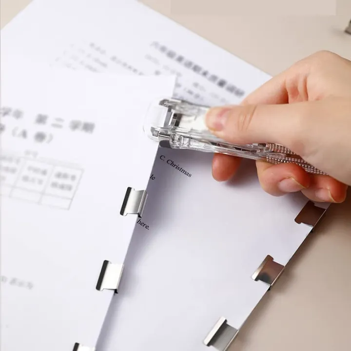 Hovaa%20Reusable%20Creative%20Stapler,portable%20Handheld%20Paper%20Clam%20Clip%20Dispenser%20with%2050%20Metal%20Clips,staplers%20for%20Paper,push%20Clipper%20Stapler,%20Office%20School%20Home%20Supplies%20Portable%20Mini%20Stapler%20-%20Image%204