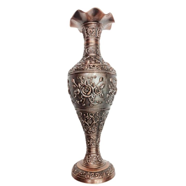 Brass flower vase antique metal colour