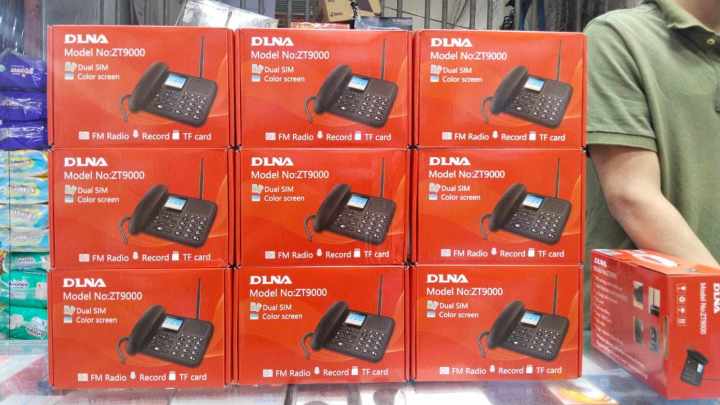 DLNA%20ZT9000%20Dual%20Sim%20Land%20Phone%20With%20Color%20Display%20FM%20Radio%20-%20Image%204