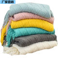Bed & Breakfast Bed Runner Apartment Bed Tail Decorative Blanket Knitted Blanket American Hotel Supplies Bed Blanket Hotel Bed Runner Bedspread. 