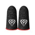 Gaming Finger Sleeves for Mobile Game Controllers, 0.3mm Conductive Silver Fiber Anti-Sweat Breathable Game Gloves for T21A.