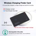 Wireless Charging Item Locator for Wallet (Charger Excluded), IP68 Waterproof Wallet Tracker Card, Item Tracker for Wallet, Works with Apple Find My (iOS), not for Android.