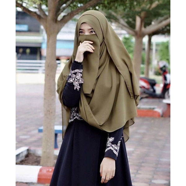 Instant Ready Hijab With Niqab For Woman - Hijab Collection - Niqab