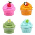 60ml Fluffy Butter Slime Fruit Slime Super Soft Stretchy Non Sticky DIY Sludge Toy Safe Environmentaly Slime Gifts for Kids. 