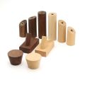 Natural Wood Wall Mounted Coat Hook Decorative Key Holder Hat Scarf Handbag Storage Robe Hanger Bathroom Rack HK-.