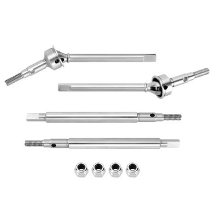 thumbnail image 2 of TRX4M Drive Shaft CVD Front & Rear Set - Steel Driveshaft Upgrade For 1/18 RC Crawler 2 of 5