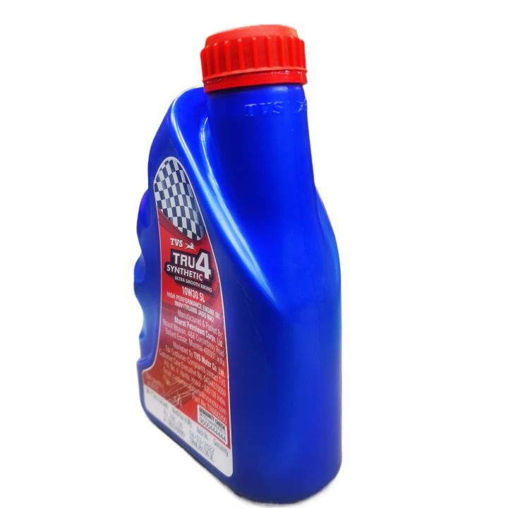TVS%20Tru4%20Synthetic%20Ultra%20Smooth%20Biking%2010W30%20SL%20Engine%20Oil%20(1.2%20Liter)%20-%20Image%203