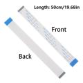 【Mary DAI Store】Raspberry Pi Camera Cable FFC Cable Flexible Flat Ribbon Cable Pin Pitch for Pi Model A/B/B i 2 Pi 3 3B 50cm. 