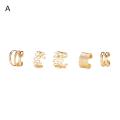 Clip Earring Hollow Out Leaf Tament Fashion Appearance Ear Cuff. 