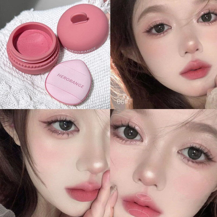 Monochrome%20Blush%20Cream%20Make%20Up%20Lasting%20Easy%20To%20Color%20Blush%20Palette%20Mousse%20Mud%20Matte%20Pink%20Peach%20Cheek%20Rouge%20-%20Image%202