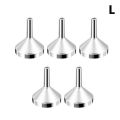 5PCS Mini Kitchen Oil Jams Liquid Funnel Metal Funnel Wide Mouth Funnel For Canning Bottles Kitchen Supplies jingu. 