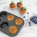 Cake Mold 6 Holes Small Muffin Cup Pan Bakeware DIY Baking Tools. 