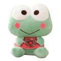 Sanrio Keroppi Cute Big Eyed Frog Plush Doll Kawaii Sof StuffedPillow Toy Doughnut Frog Children's Birthday Gift. 