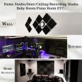 TOUO Soundproofing Foam Panels 6/12/24 Pcs Mushroom Wedge Tiles Acoustic Padding Noise Insulation For Home Studio. 