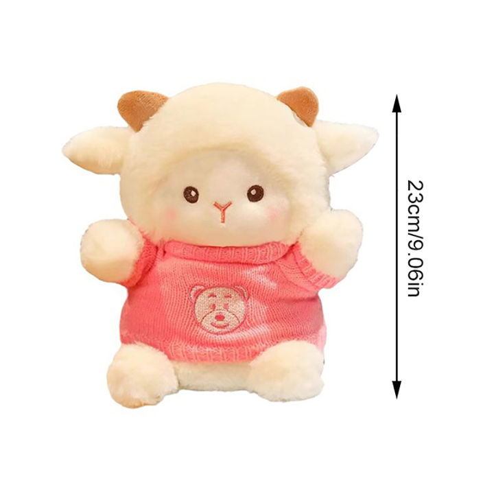 23cm%20Cute%20Sheep%20Plush%20Doll%20Fluffy%20Stuffed%20Soft%20Animal%20Throw%20Toy%20Valentine's%20Day%20Birthday%20Gift%20With%20Bag%20Party%20Home%20Decoration%20-%20Image%204