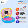 Educational Computer And Learning Abcd, Words and Number Battery Operated Kids Laptop With Led Display And Music. 