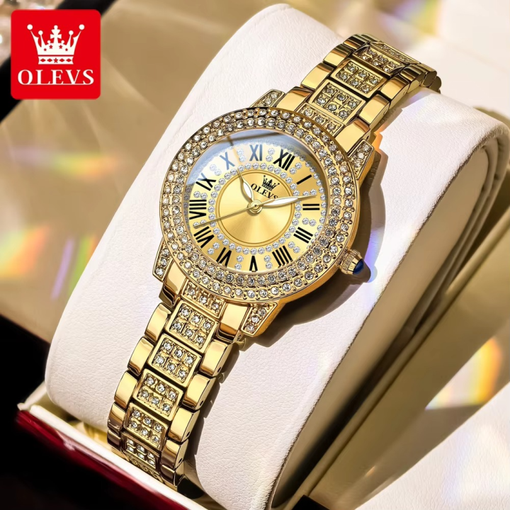 Olevs%20Stainless%20Steel%20Strap%20&%20Alloy%20Case%20Classic%20Analog%20Quartz%20Wristwatch%20for%20Women%20%E2%80%93%20Ladies%20Watch%20Gift%20Model%209943%20-%20Image%205