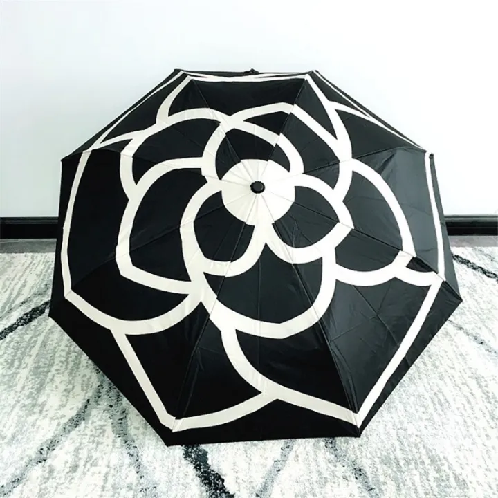 Windproof%20Automatic%20Folding%20Umbrella%20Rain%20Women%20Umbrellas%20For%20Men%20Black%20Coating%20Parasol%20Luxury%20Anti%20UV%20Three-fold%20Sun%20Umbrella%20House%20Foocus%20-%20Image%202