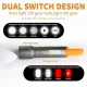 GearUP K57 Multifunctional Rechargeable Torch, Flashlight Zoomable LED Flashlight. 