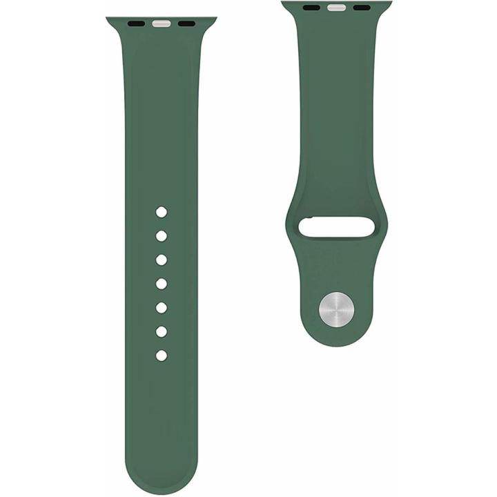 Green-Silicone Strap For Apple Watch band 44mm 42mm iwatch band