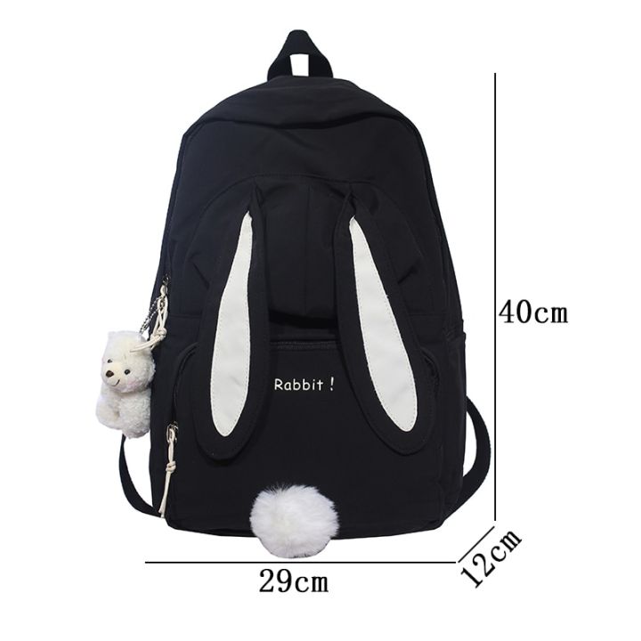 Cute%20Rabbit%20Young%20Girl%20School%20Backpack%20Female%20Large%20Capacity%20Kawaii%20Back%20Pack%20Mochila%20Pink%20Women%20Bagpack%20Nylon%20Cartoon%20Schoolbag%20-%20Image%206