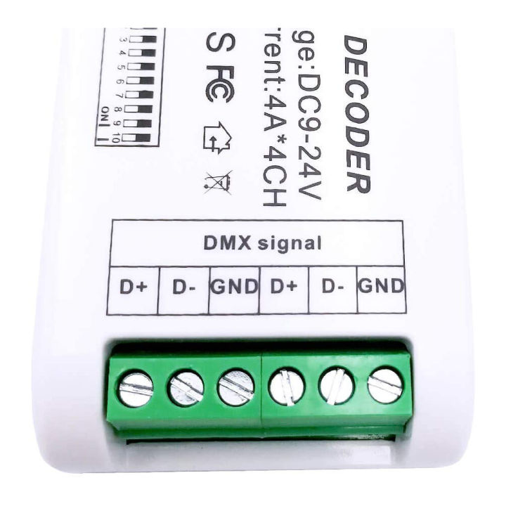 Mini%204%20Channel%20DMX%20RGBW%20Decoder%2016A%20RGB%20RGBW%20Strip%20Controller%20DMX%20512%20Dimmer%20Driver%20for%20LED%20Strip%20Lights%20DC9-24V%20-%20Image%204