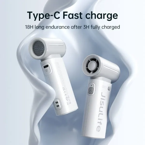 Original%20JisuLife%20Handheld%20Fan%20Life9%20Silent%20Turbo%20Fan%205000mAh%20Battery%2018H%20Max%20Cooling%20Time%20with%205%20Speeds%20-%20Image%205