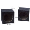 Single 6.5-Inch Universal Sealed Subwoofer Boxes for Car Music Pair. 