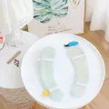 Cartoon toilet mat household plush velcro toilet mat winter warm toilet seat cushion toilet seat toilet seat toilet cover. 