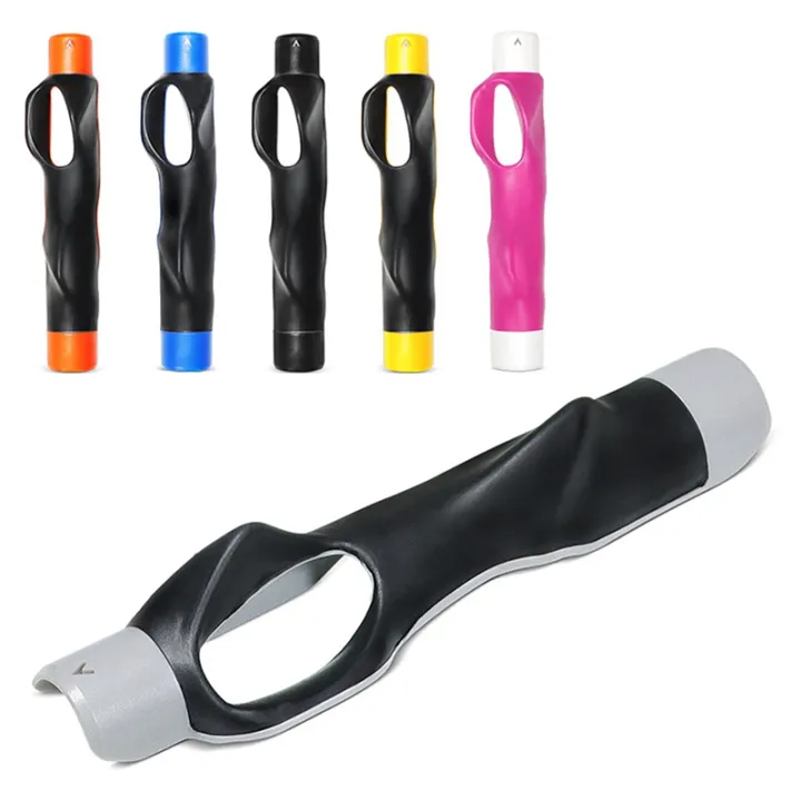 Golf%20Grip%20Training%20Aid%20Golf%20Club%20Handle%20for%20Swing%20Grip%20Trainer%20Left%20Right%20Hand%20Practice%20Aid,Black%20-%20Image%205