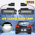 Speed living 2pcs Number License Plate LED  Light Lamp For VW GOLF MK4 MK5 Polo Canbus Car Accessories. 