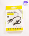 Premium Quality 2 in 1 Micro USB & Type C OTG Cable. 