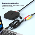 USB Video Capture to Digital Converter USB 2.0 Video Audio Capture Card for TV DVD Support System Easy Install Easy to Use.