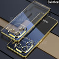 Phone case For VIVO IQOO 12 Pro Back cover Transparent Clear Plating Electroplate Shining Clear Soft Cover For Vivo iqoo12 Pro Cover cases. 