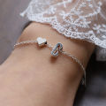 Love Heart Bracelet For Women Personality Design Letters Bracelet Gift Cologo. 