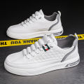 White Shoes 2023 Men's Shoes Summer New Breathable Men's Casual Sneakers All-Match Fashion Shoes Men's Fashion.