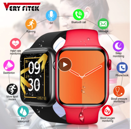 T55 Plus Smart Watch IWO13 Series 6 Bluetooth Call Heart Rate Blood Pressure Monitor IP67 Waterproof 2022 New Men Women SmartWatch - Smart Watch