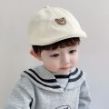 Cute Bear Beret Hat for Baby Boys Girls Cartoon Bear Infant Kids Beanie Cap Spring Autumn Toddler Children Hat. 