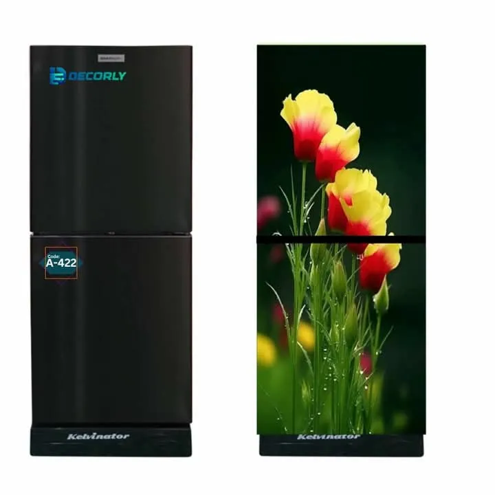 Flower%20Fridge%20Stickers%20%7C%20Double%20Door%20Fridge%20Stickers%20%7C%20Refrigerators%20Stickers%20with%20Self-Adhesive%20Stickers%20Easy%20to%20Apply%20(Size%2060X%2024)Inches%20-%20Image%202