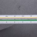 Plastic Triangular Scale Ruler 3 Sides for Architecture Drafting Architect Engineers Technical Measuring Tools.