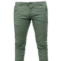 Olive pant for men jeans styles | pant for men olive colour jence | High quality denim pant for men olive - Olive Stretch Denim pant with wash. 