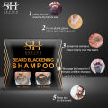 SEVICH 5Mins Blackening Beard Shampoo Dye Beard Into Black-1Box/10Pcs. 
