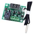 W1209 Incubator Temperature Controller Circuit Module DC 12V 10A Relay Three Digit Red LED - Multimeter - Precise Temperature Control.