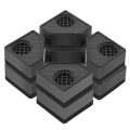 Anti Vibration Pads for Washing Machine Washer Dryer Pedestals Wearing Square Rubber Foot Pads Pedestals Double-Deck. 