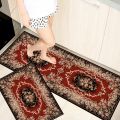 Kitchen Mat Anti-skid Household Hallway Balcony Entrance Doormat Carpet Long Strip Bedroom Living Room Decoration Floor Rugs. 