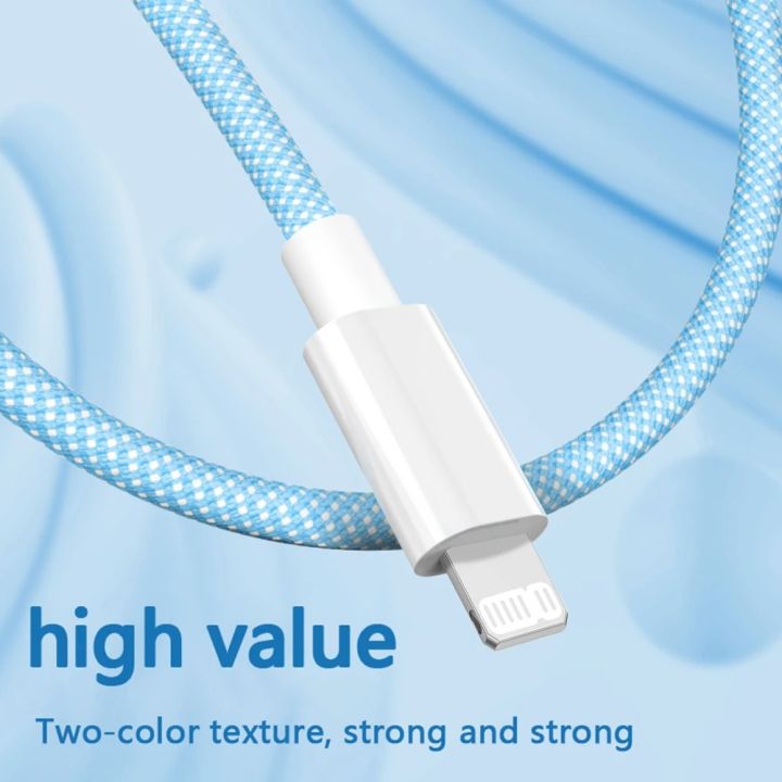 CASIFY%20PDC02%2020W%20USB%20C%20To%20Lightning%20Fast%20Charging%20Cable%2020W%20Braided%20Cable%20iPhone%20Cable%20iPad/Mac%20Cable%20PD%20Cable%20Type%20C%20to%20Lightning%20Cable%2020Watt%201M%20White%20-%20Image%205