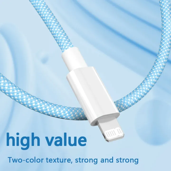 CASIFY%20PDC02%2020W%20USB%20C%20To%20Lightning%20Fast%20Charging%20Cable%2020W%20Braided%20Cable%20iPhone%20Cable%20iPad/Mac%20Cable%20PD%20Cable%20Type%20C%20to%20Lightning%20Cable%2020Watt%201M%20White%20-%20Image%205